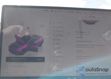 2025 Tesla Model 3 Long Range Rear-Wheel Drive из США, поврежденный, VIN 5YJ3E1EA3SF951335